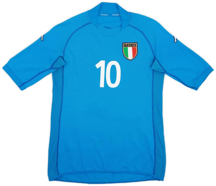 2002 Italy Home Shirt Totti #10 - 6/10 - (S)