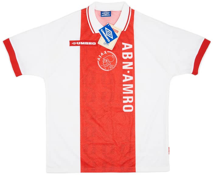 1998-99 Ajax Home Shirt F.De Boer #4 - 9/10 - (XL)
