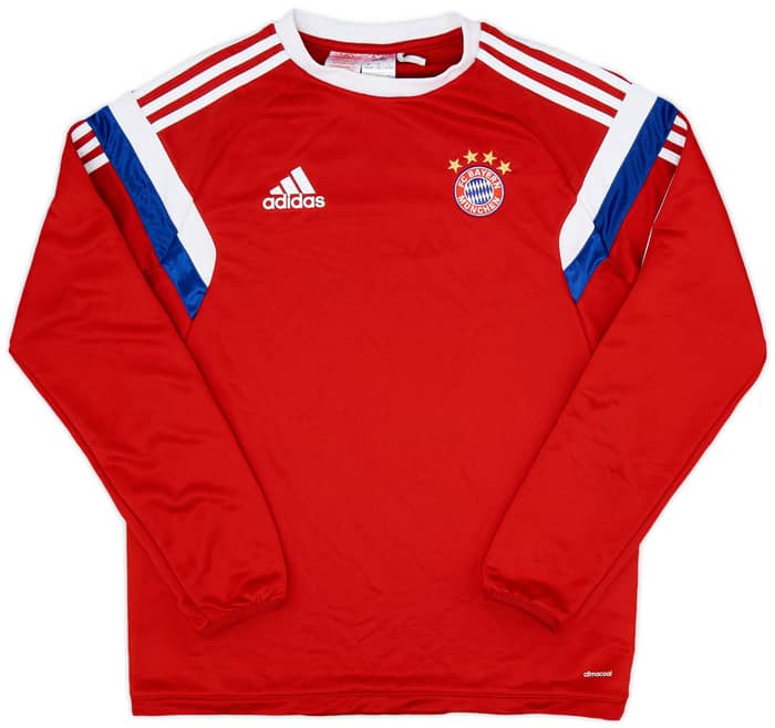 2014-15 Bayern Munich adidas Sweat Top - 9/10 - (XL.Boys)