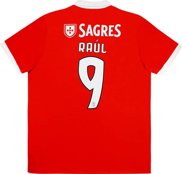 2017-18 Benfica Home Shirt Raul #9