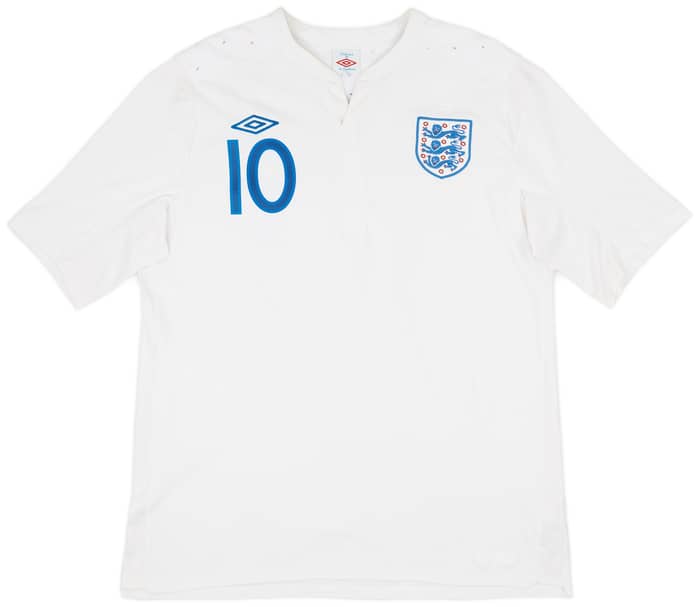 2010-11 England Home Shirt Rooney #10 - 8/10 - (XL)