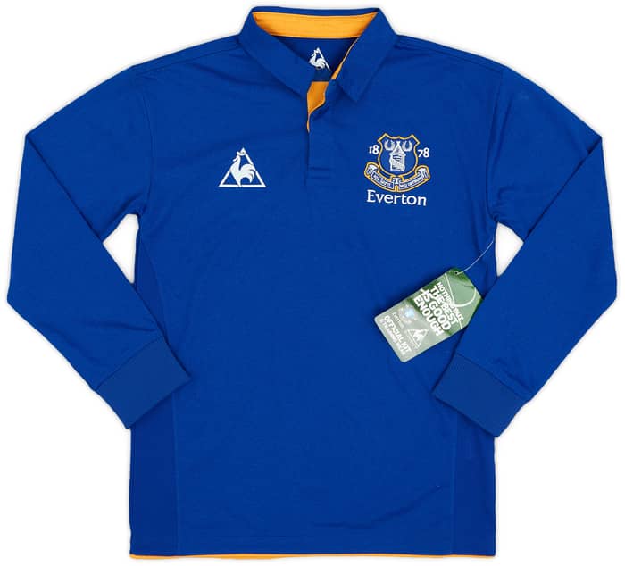2011-12 Everton Home L/S Shirt Jelavic #7 (M.Boys)