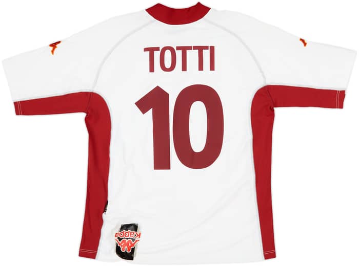2001-02 Roma Away Shirt Totti #10 (XXL)
