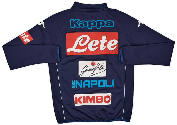 2017-18 Napoli Kappa 1/4 Zip Drill Top - 8/10 - (L)