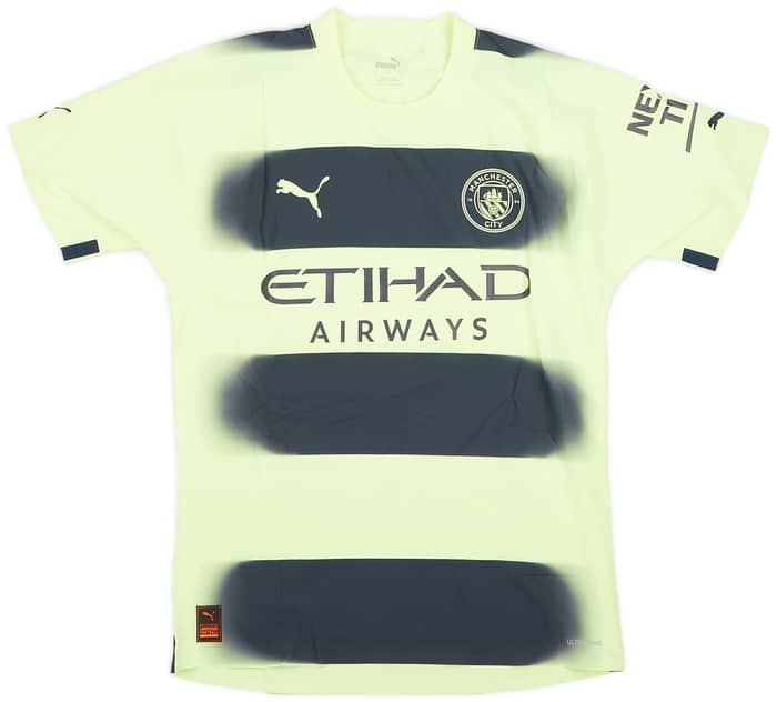 2022-23 Manchester City Match Issue FA Cup Third Shirt Gomes #81