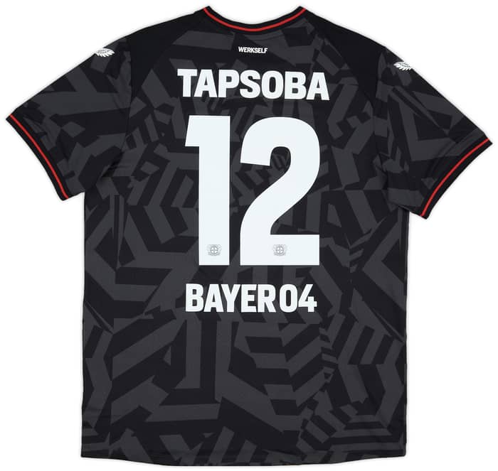 2022-23 Bayer Leverkusen Player Issue Pro Away Shirt Tapsoba #12