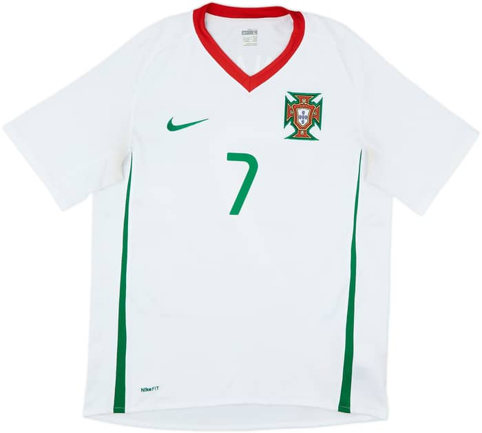 2008-10 Portugal Away Shirt Ronaldo #7 - 7/10 - (L)