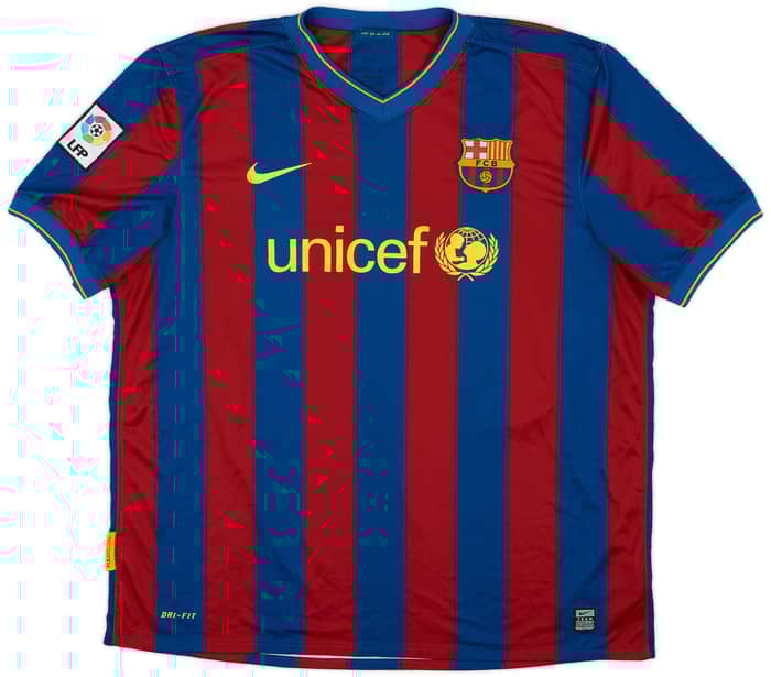 2009-10 Barcelona Home Shirt Messi #10 - 6/10 - (XXL)
