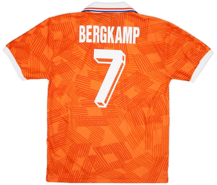 1992-94 Netherlands Home Shirt Bergkamp #7 - 7/10 - (XL)
