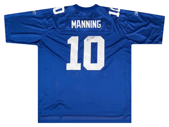 2008 New York Giants Manning #10 Reebok On Field Jersey (Home) XXL