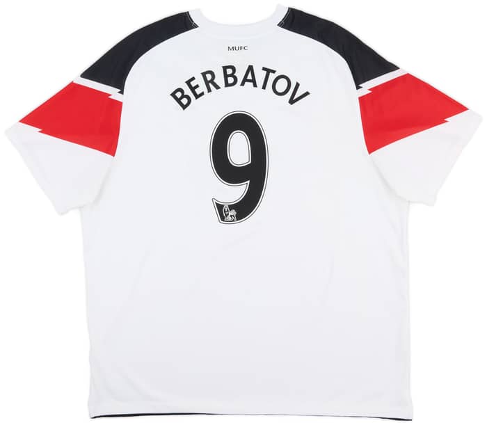 2010-12 Manchester United Away Shirt Berbatov #9 - 9/10 - (XXL)