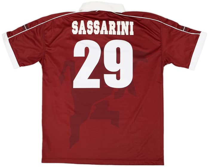 1998-99 Torino Home Shirt Sassarini #29 - 9/10 - (XL)