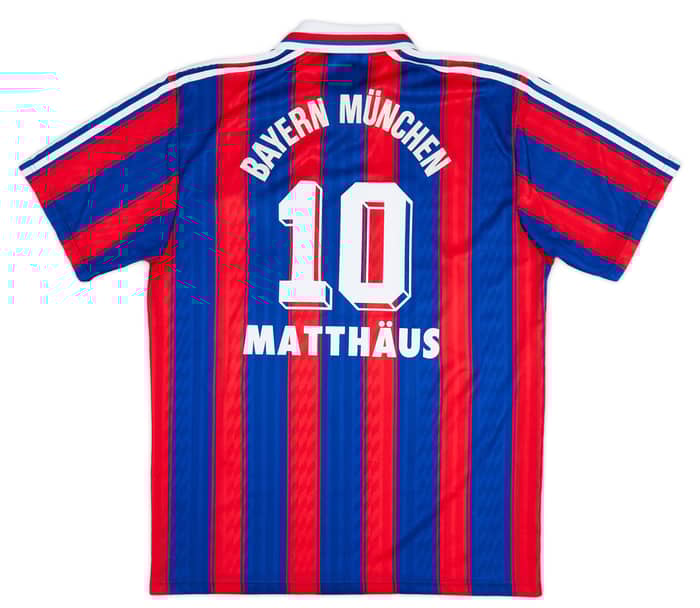 1995-97 Bayern Munich Home Shirt Matthaus #10