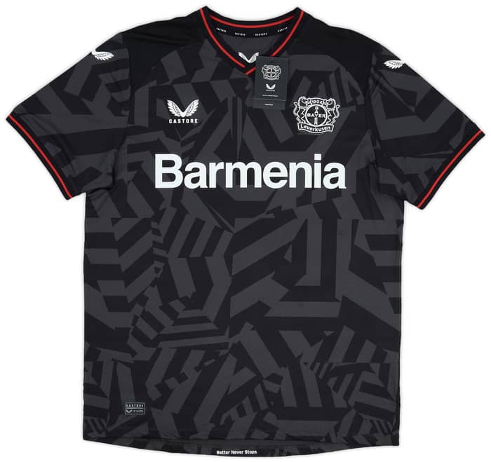 2022-23 Bayer Leverkusen Player Issue Pro Away Shirt Tapsoba #12