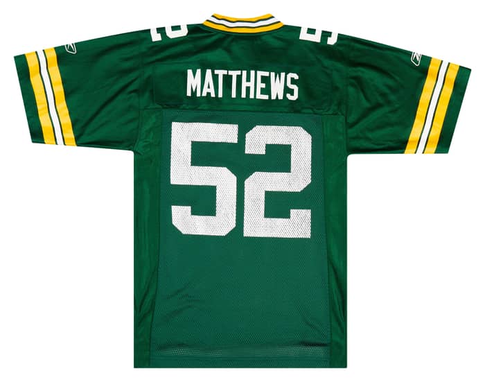2009-11 Green Bay Packers Matthews #52 Reebok On Field Jersey (Home) S