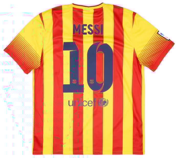 2013-15 Barcelona Away Shirt Messi #10 - 9/10 - (L)