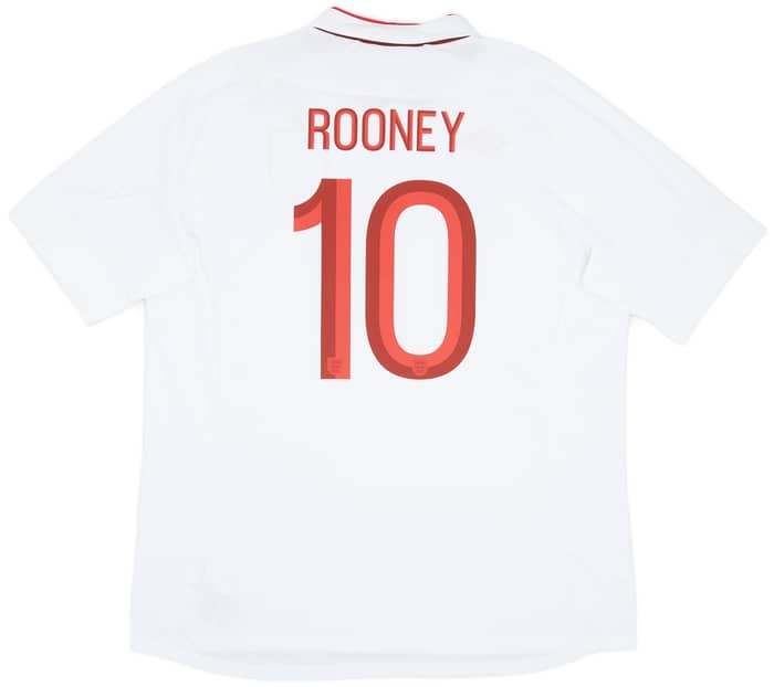 2012-13 England Home Shirt Rooney #10 (XXL)