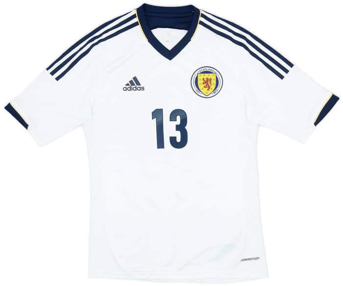 2012-14 Scotland Player Issue Away Shirt #13 - 10/10 - (S)