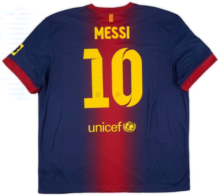 2012-13 Barcelona Home Shirt Messi #10 - 9/10 - (XXL)