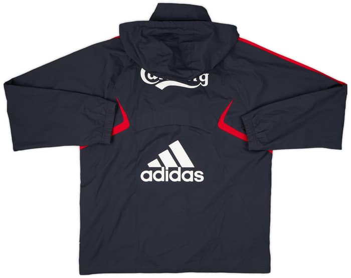 2009-10 Liverpool adidas Hooded Track Jacket - 6/10 - (M)