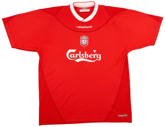 2002-04 Liverpool Home Shirt Gerrard #17 - 6/10 - (L)