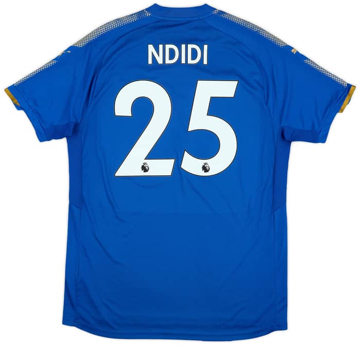 2017-18 Leicester Home Shirt Ndidi #25 - 6/10 - (XL)