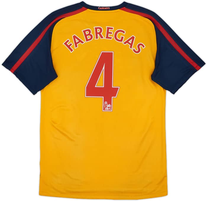 2008-09 Arsenal Away Shirt Fabregas #4 - 8/10 - (S)