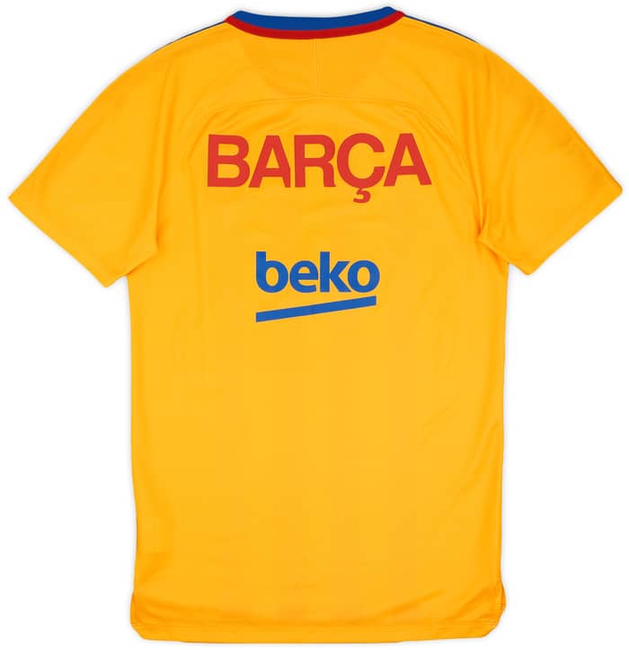 2017-18 Barcelona Nike Training Shirt - 9/10 - (S)
