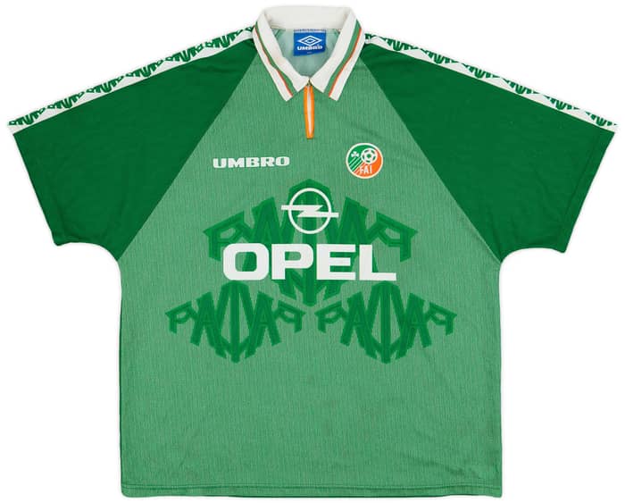 1996-98 Ireland Home Shirt Keane #6 - 9/10 - (XXL)