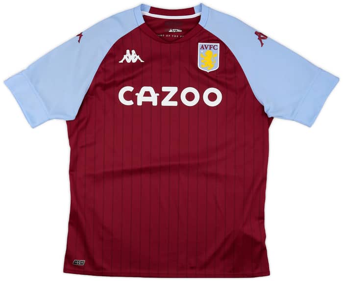 2020-21 Aston Villa Home Shirt Grealish #10 - 8/10 - (XXL)