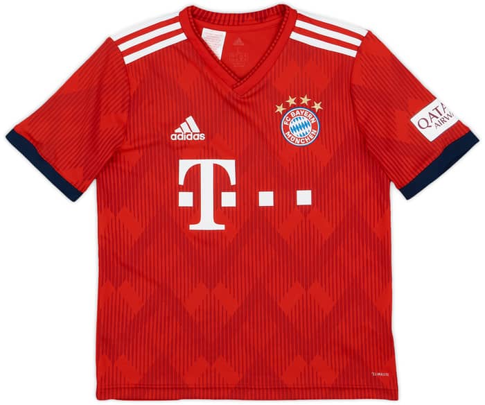 2018-19 Bayern Munich Home Shirt - 8/10 - (L.Boys)