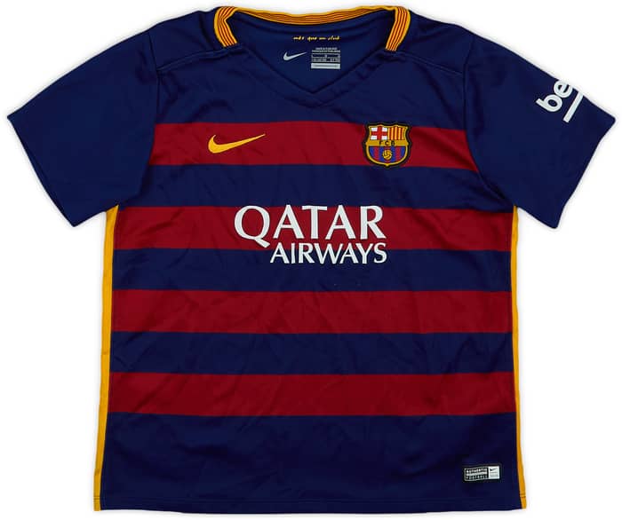 2015-16 Barcelona Home Shirt - 7/10 - (S.Boys)