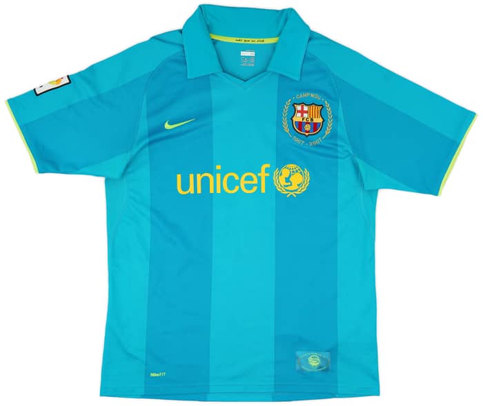 2007-09 Barcelona Away Shirt Messi #19 - 7/10 - (M)