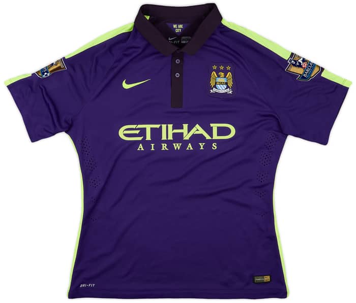2014-15 Manchester City Authentic Third Shirt Kompany #4 - 8/10 - (XL)