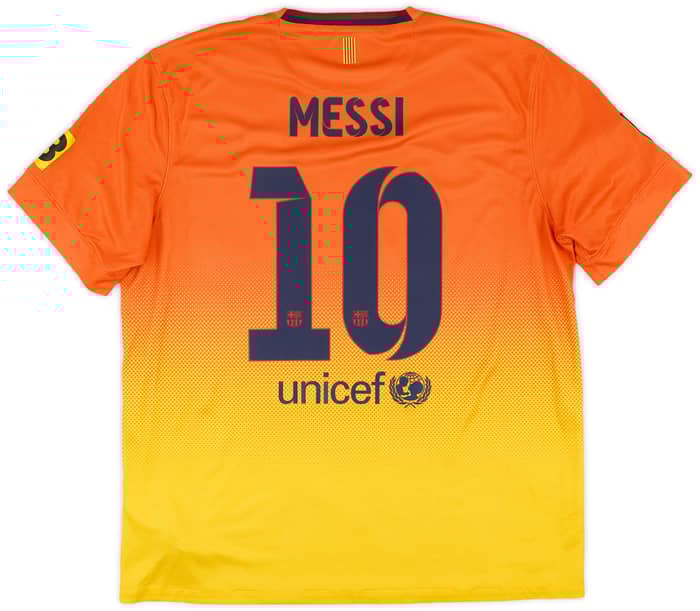 2012-13 Barcelona Away Shirt Messi #10 - 6/10 - (XL)