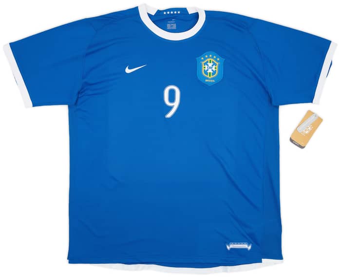 2006-07 Brazil Away Shirt Ronaldo #9 (XL)