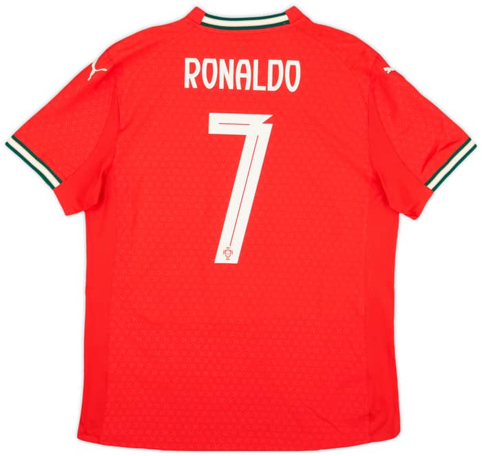 2025-26 Portugal Authentic Home Shirt Ronaldo #7