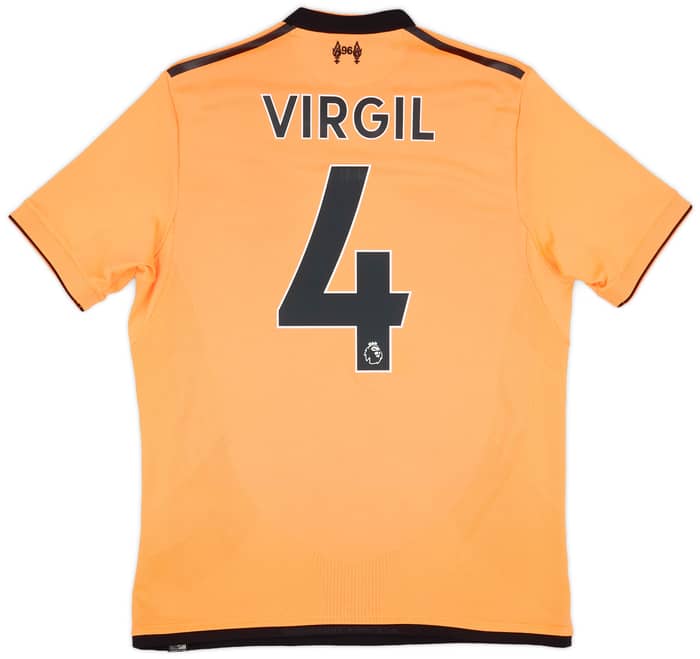 2017-18 Liverpool 125 Years Third Shirt Virgil #4 - 8/10 - (S)