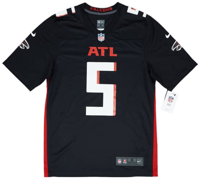2022-24 Atlanta Falcons London #5 Nike Game Home Jersey (S)