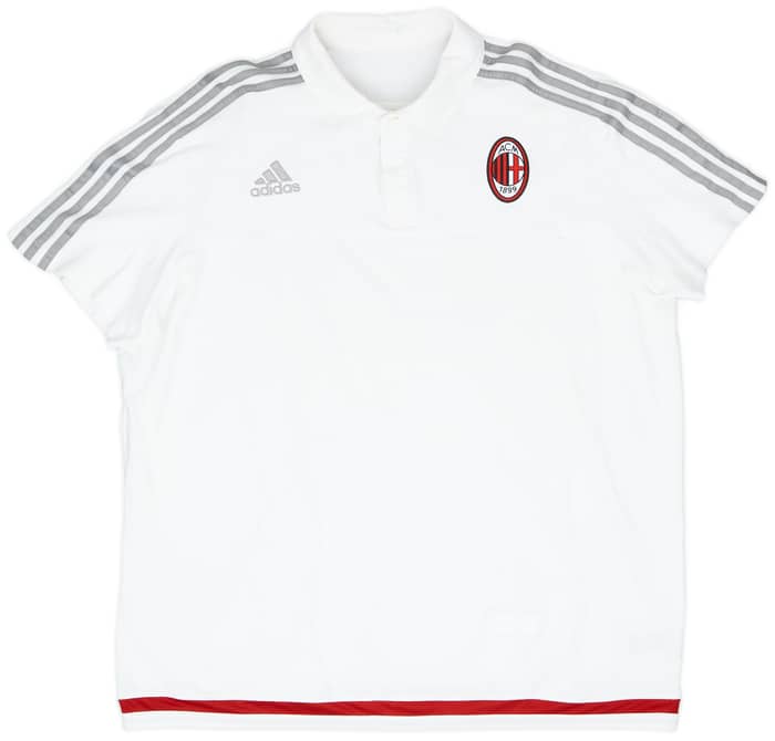 2015-16 AC Milan adidas Polo Shirt - 8/10 - (XXL)