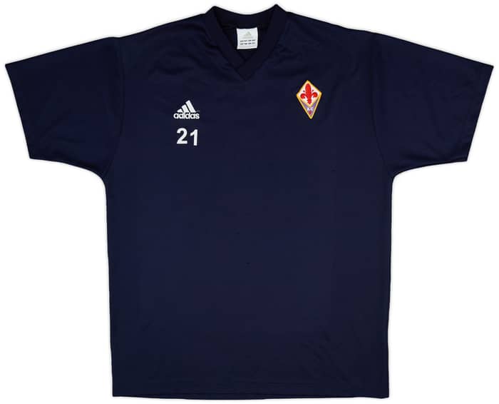 2003-04 Fiorentina adidas Player Issue Training Shirt #21 - 9/10 - (M)