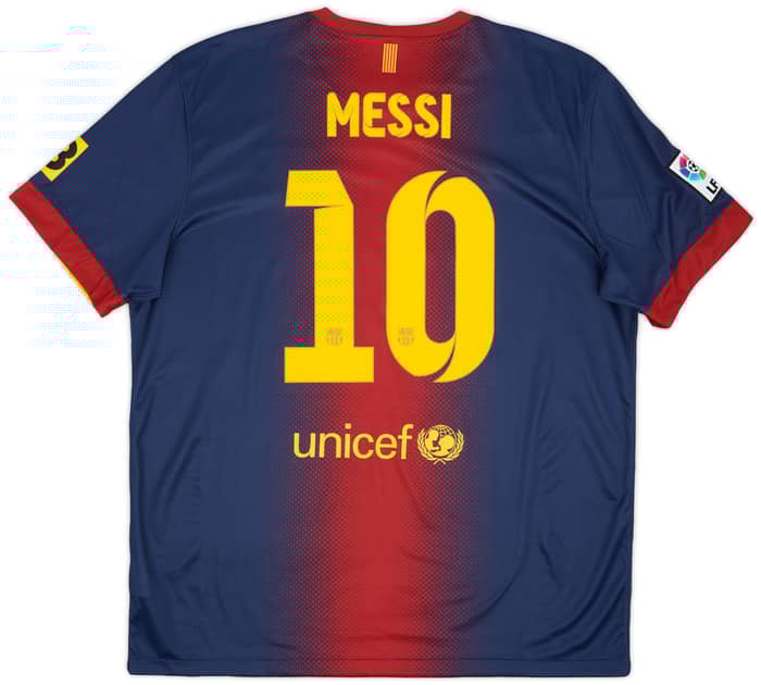 2012-13 Barcelona Home Shirt Messi #10 - 8/10 - (XL)