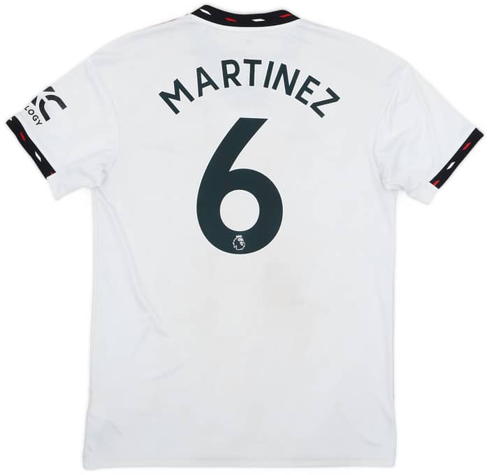 2022-23 Manchester United Away Shirt Martinez #6 - 7/10 - (M)