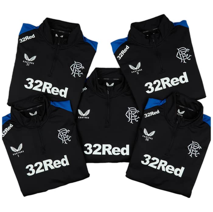 2023-24 Rangers Player Issue 1/4 Zip Training Top - 7/10