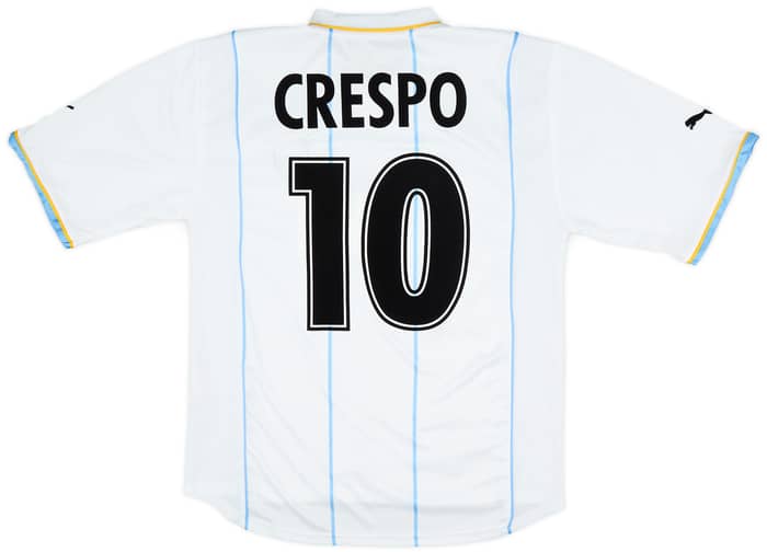 2001-02 Lazio European Home Shirt Crespo #10 - 6/10 - (M)
