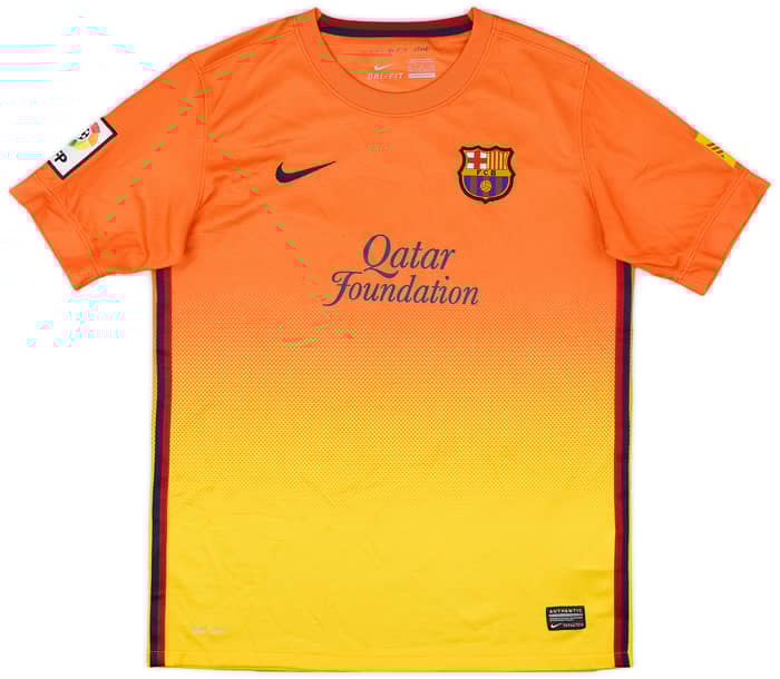2012-13 Barcelona Away Shirt - 8/10 - (XL.Boys)