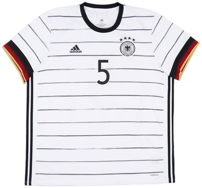 2020-21 Germany Home Shirt Hummels #5 - 9/10 - (XXL)