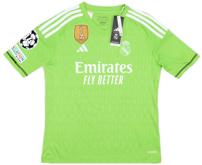 2023-24 Real Madrid GK Home Shirt Courtois #1