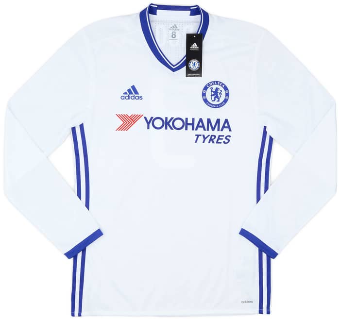 2016-17 Chelsea Player Issue Third L/S Shirt Marcos A #3 (L)