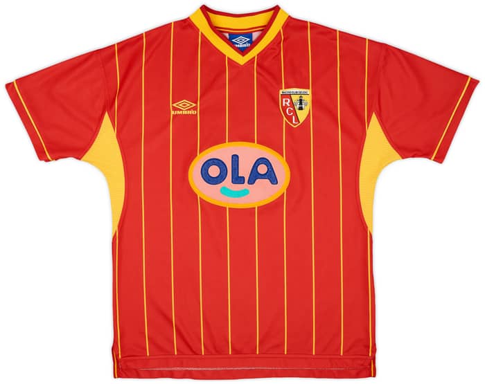 1999-00 Lens Home Shirt Pierre Fanfan #24 - 8/10 - (XL)
